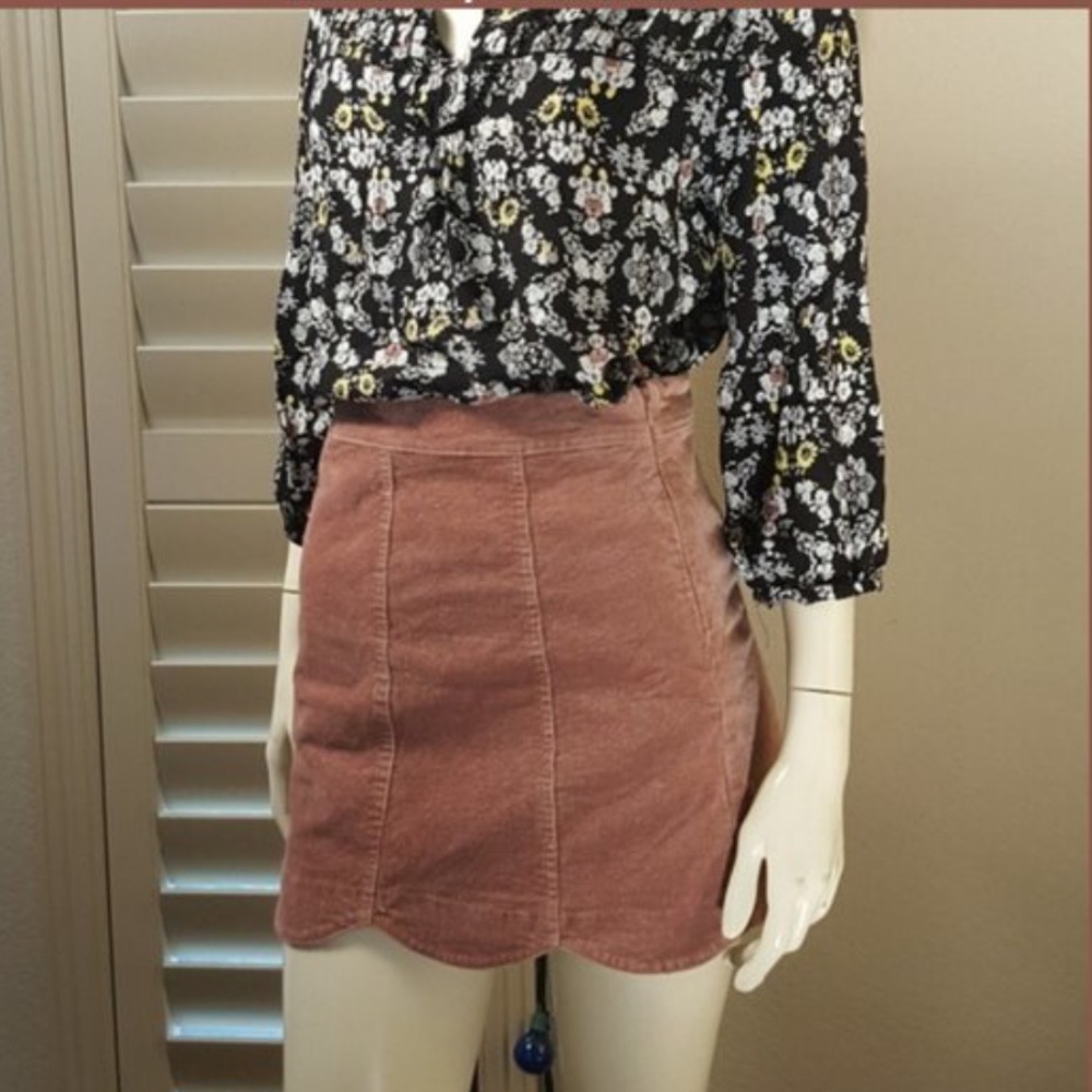 NWOT Corduroy Mini Skirt